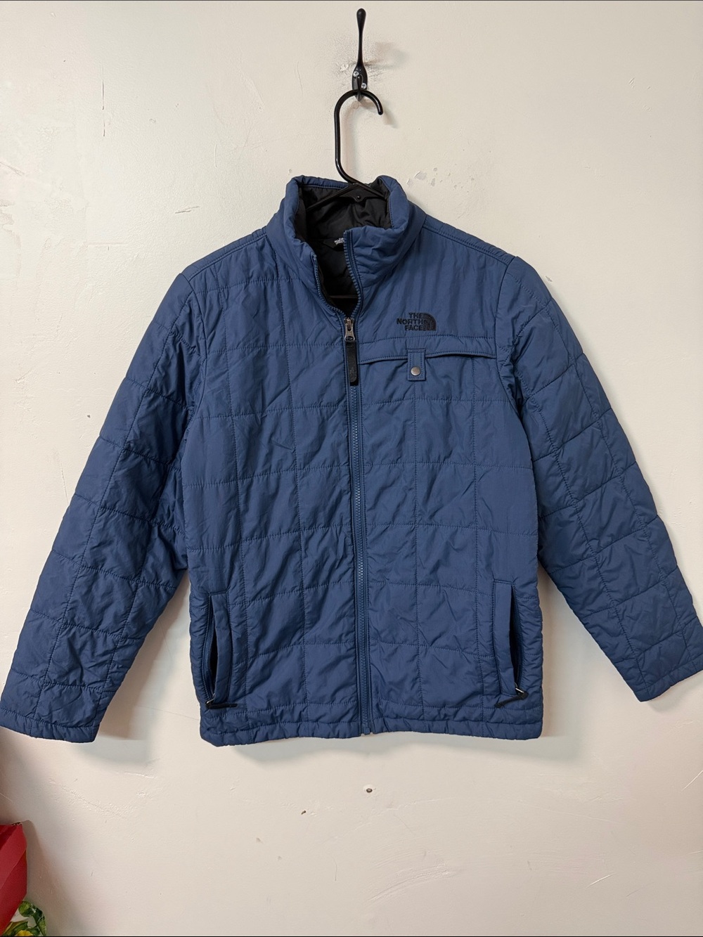The North Face Boys Slate Blue Quilted Puffer Jacket